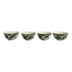 Set of 4 Chinese porcelain bowls, rooster patterns.
