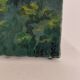 Painting of a horse on vintage old canvas