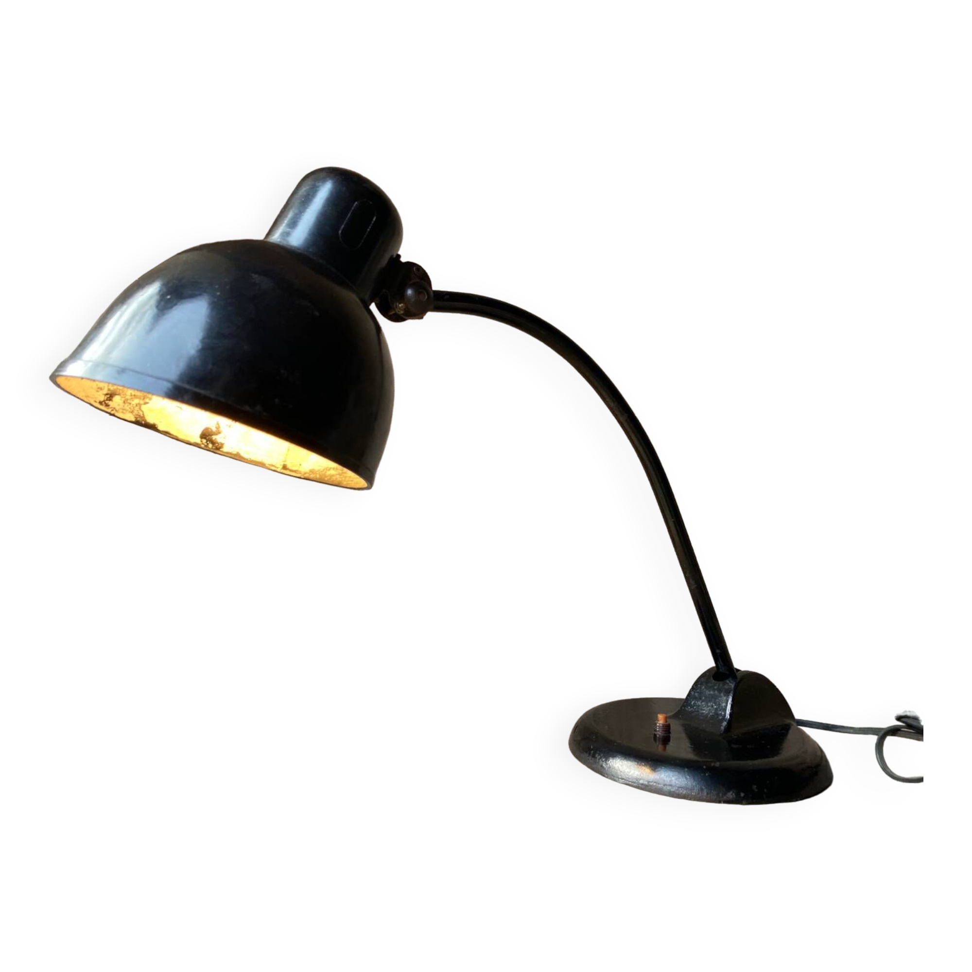 Bauhaus desk lamp by Christian Dell circa 1930