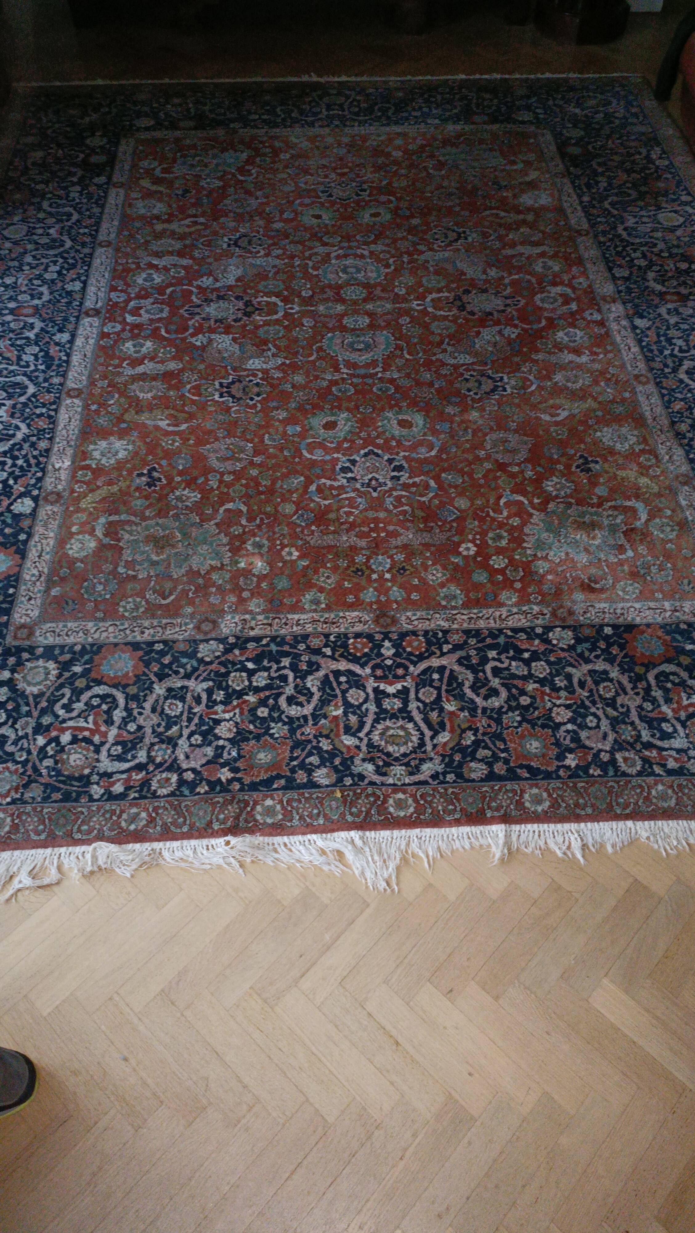 Tapis d'orient, 275x300cm