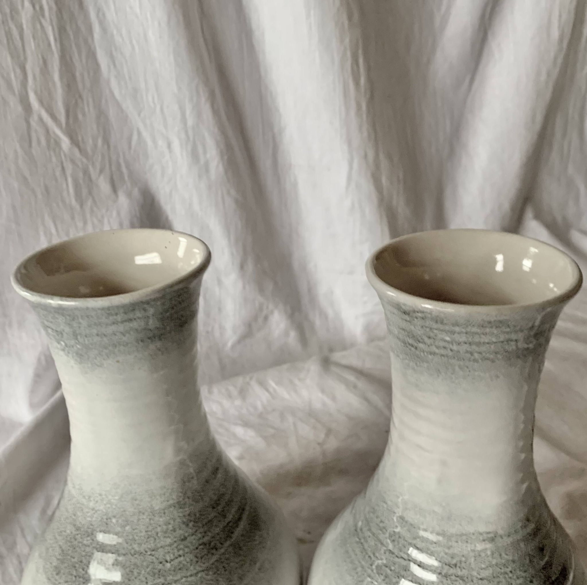 Paire de vases vintage Bay Keramik 740-20 - West Germany