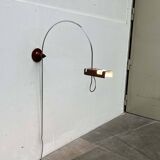 Mid-Century Modern Italian Space Arc Spider Wall Lamp by Joe Colombo for Oluce, 1960s