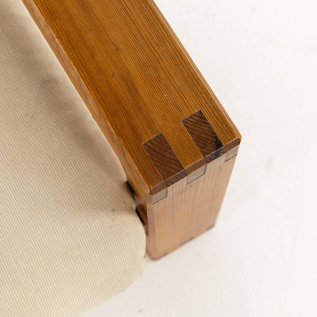 Yngve ekström. two-seater canapé, in pine.