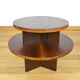 Art-Deco pedestal table in walnut 1940