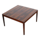 Vintage Scandinavian rosewood coffee table 1960