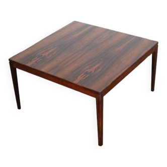 Table basse vintage scandinave en palissandre 1960