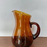 Vintage amber decanter