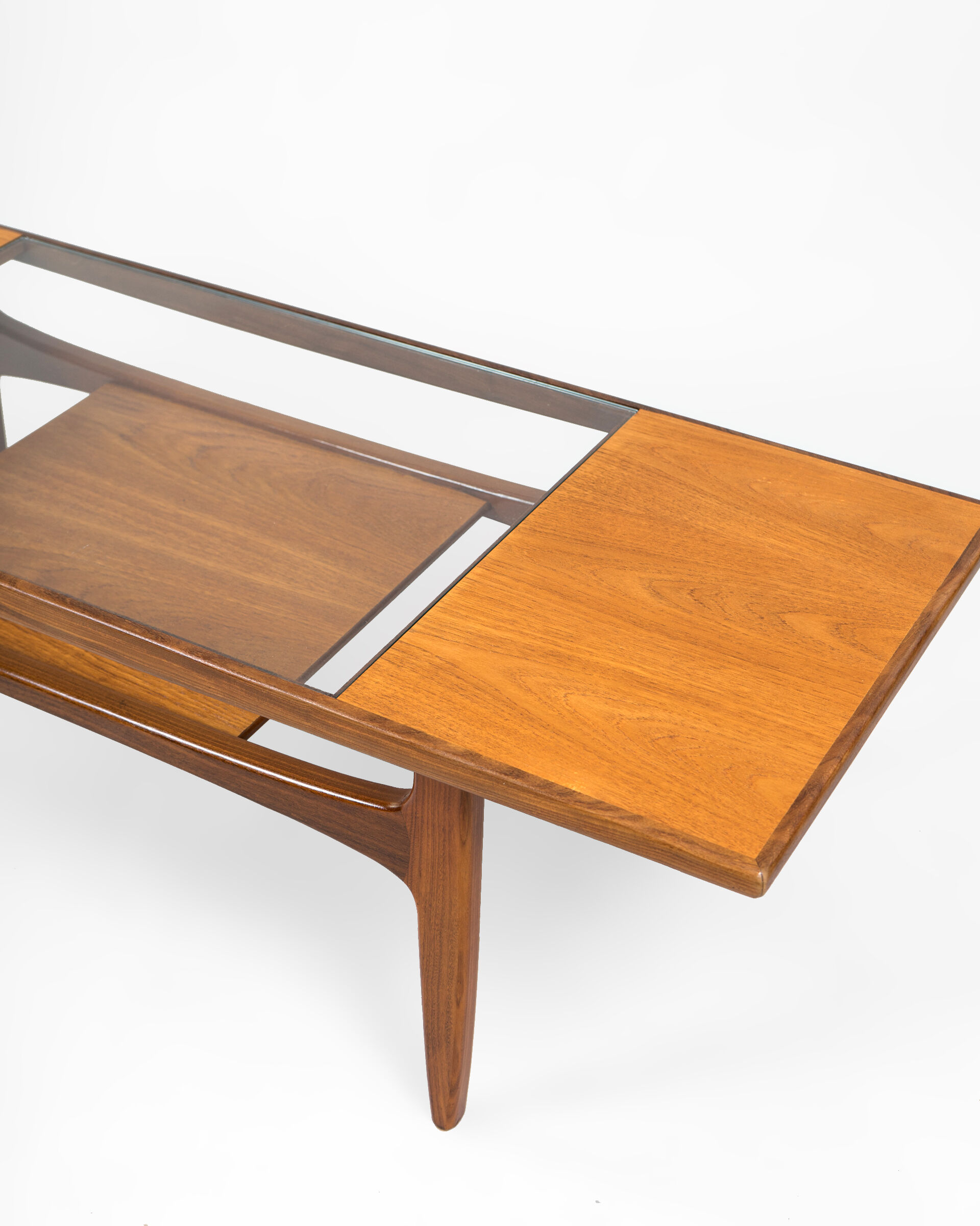 Table basse en teck et verre Fresco de G Plan, 1967