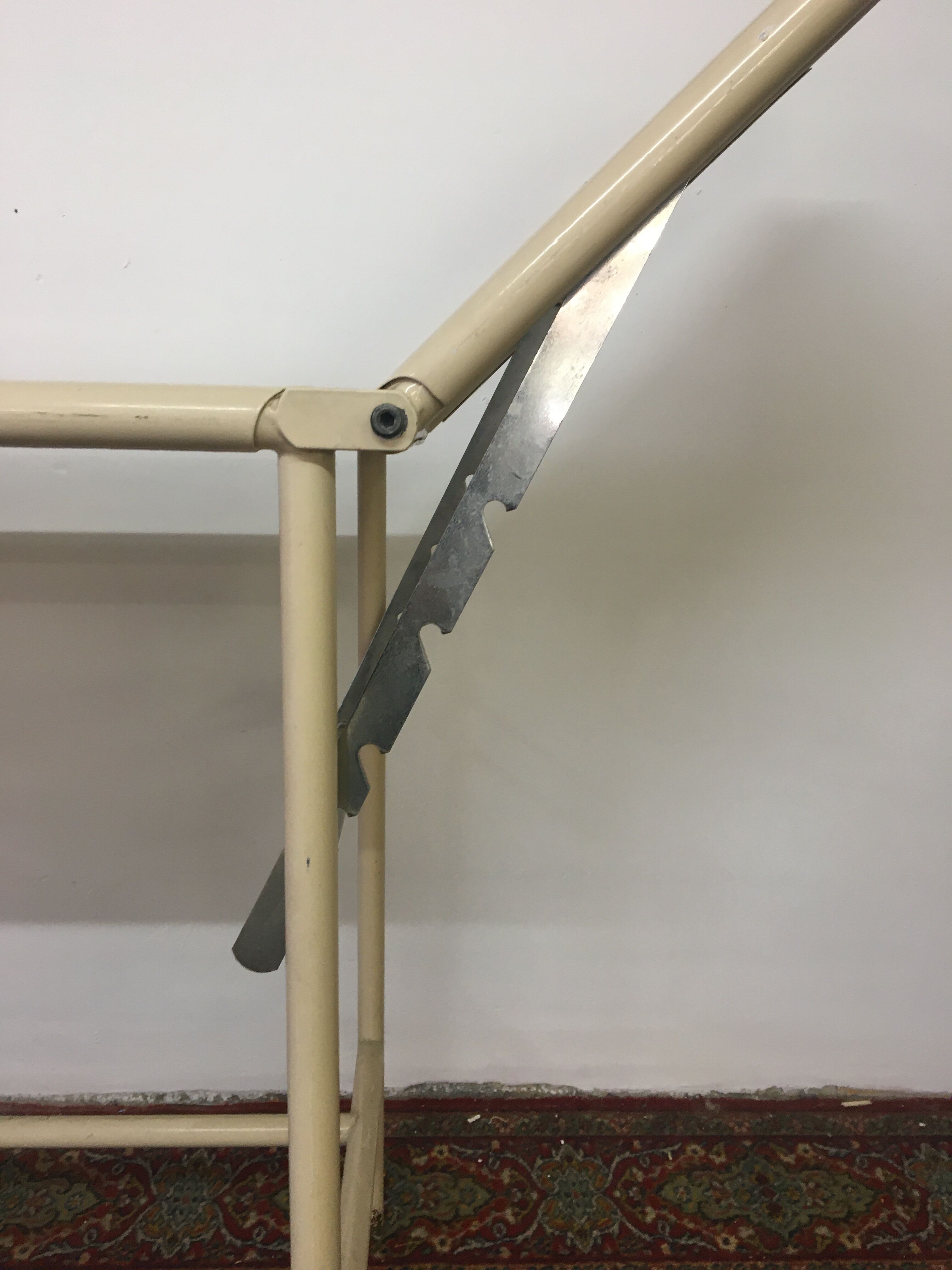 Old metal medical table