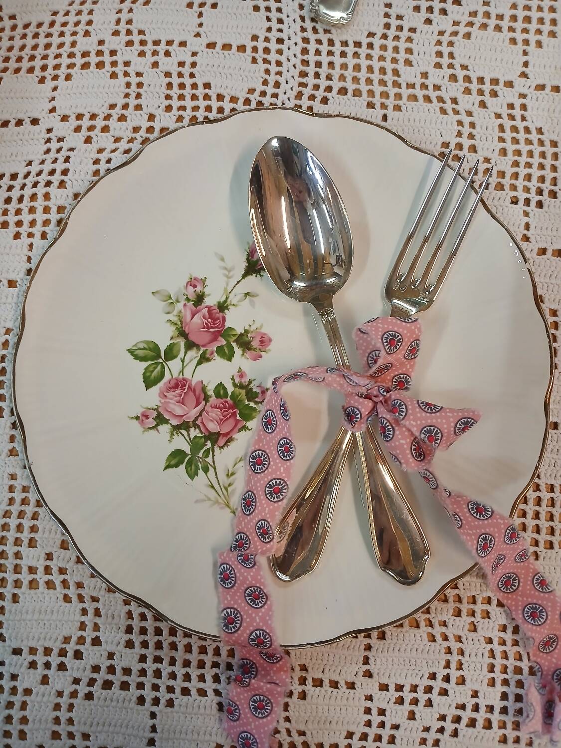 5 pairs of silver-plated cutlery