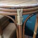 Selette plant stand in rattan and bamboo — 1960s/1970s