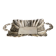 St Louis XV style letter tray, empty pocket, 20th century, in repoussé metal.