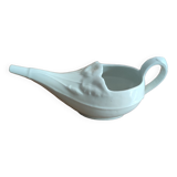 Ancienne saucière vintage blanche