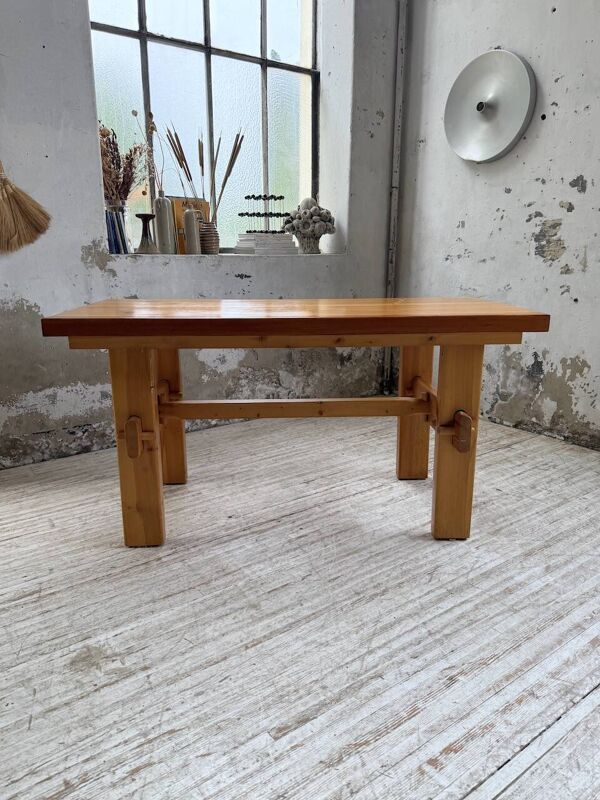 Table de ferme, mobilier de montagne, années 50