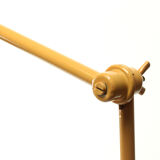 Yellow metal desk lamp 1960