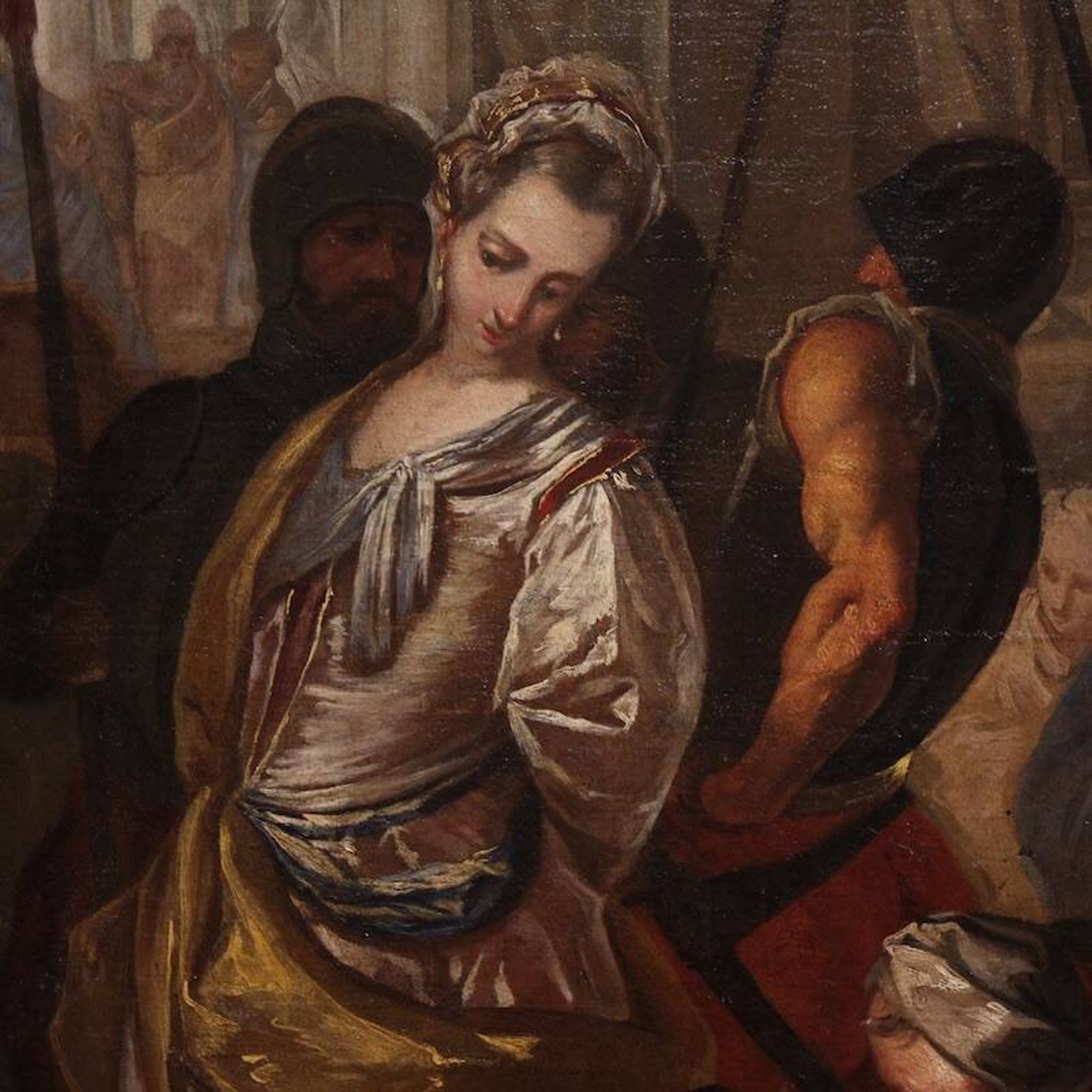 Great 16th-century Venetian painting, Christ and the Adulteress