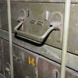 Metal workshop cabinet for a GMC CCKW 353 truck, US Army, World War II, 1941-1945