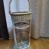 Wicker bottle holder