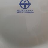 6 Villeroy & Boch diam tiled oyster plates 25,5