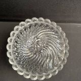 Molded crystal sugar bowl – Baccarat Twisted bamboo