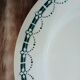 6 assiettes plates anciennes en Terre de fer