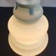 Vintage blue opaline glass pendant light