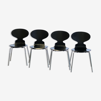 4 Arne Jacobsen ant chairs