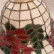 Suspension en nacre cloisonnée style Tiffany, années 1970
