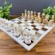 Onyx chess set – Board and pieces made of natural stone
