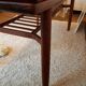 Scandinavian coffee table circa 1960 - by F. Ohlsson in teak (model Sesam, brand Tingstrom)