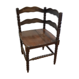 Fireplace corner armchair