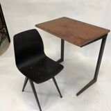 Vintage school Friso Kramer with Chair flesh compass work table