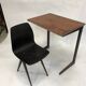 Vintage school Friso Kramer with Chair flesh compass work table