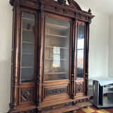 Large antique display cabinet – Henri II style – Late 19th century