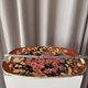 Vintage Floral Serving Tray – 1970s Chrysanthemum Design