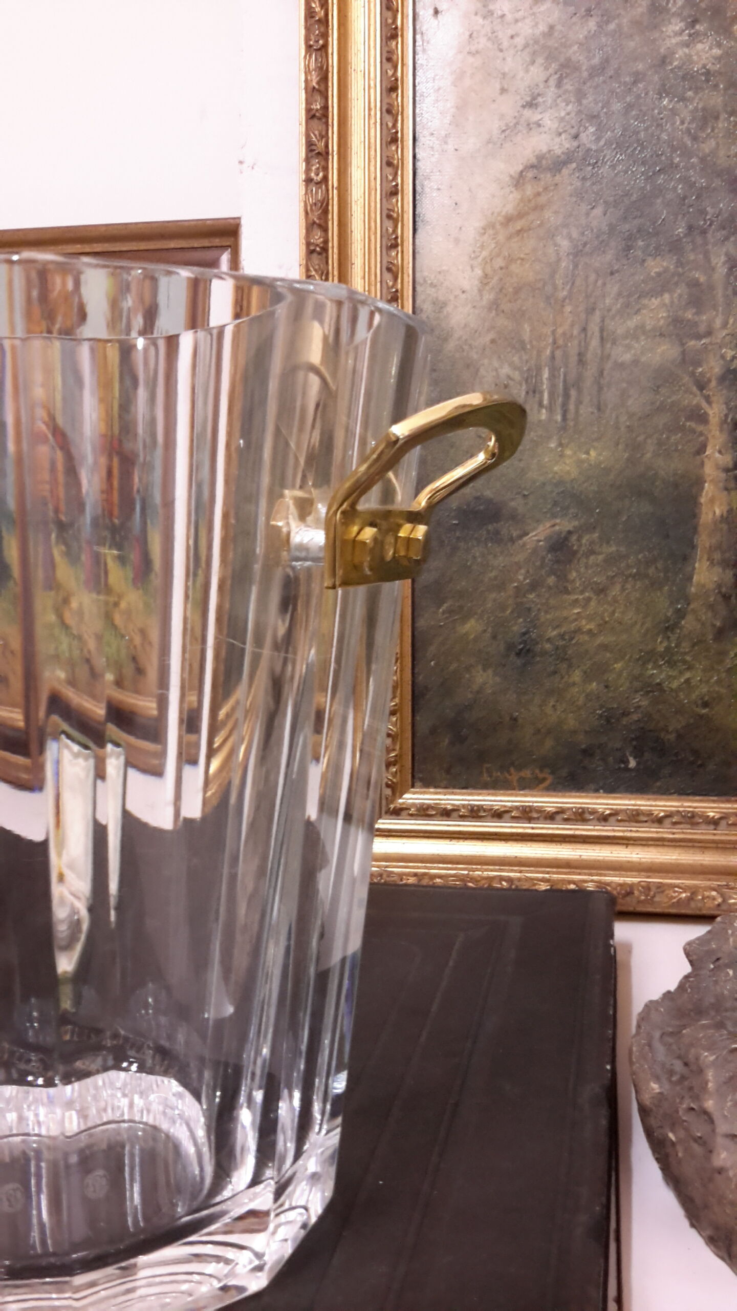 Maxim' model champagne bucket in Baccarat Crystal