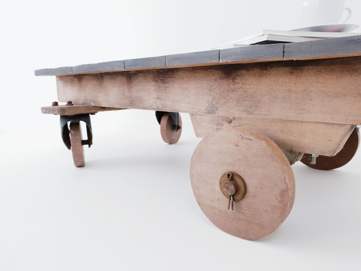 Table low industrial cart