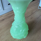 Vase opaline ouraline vert