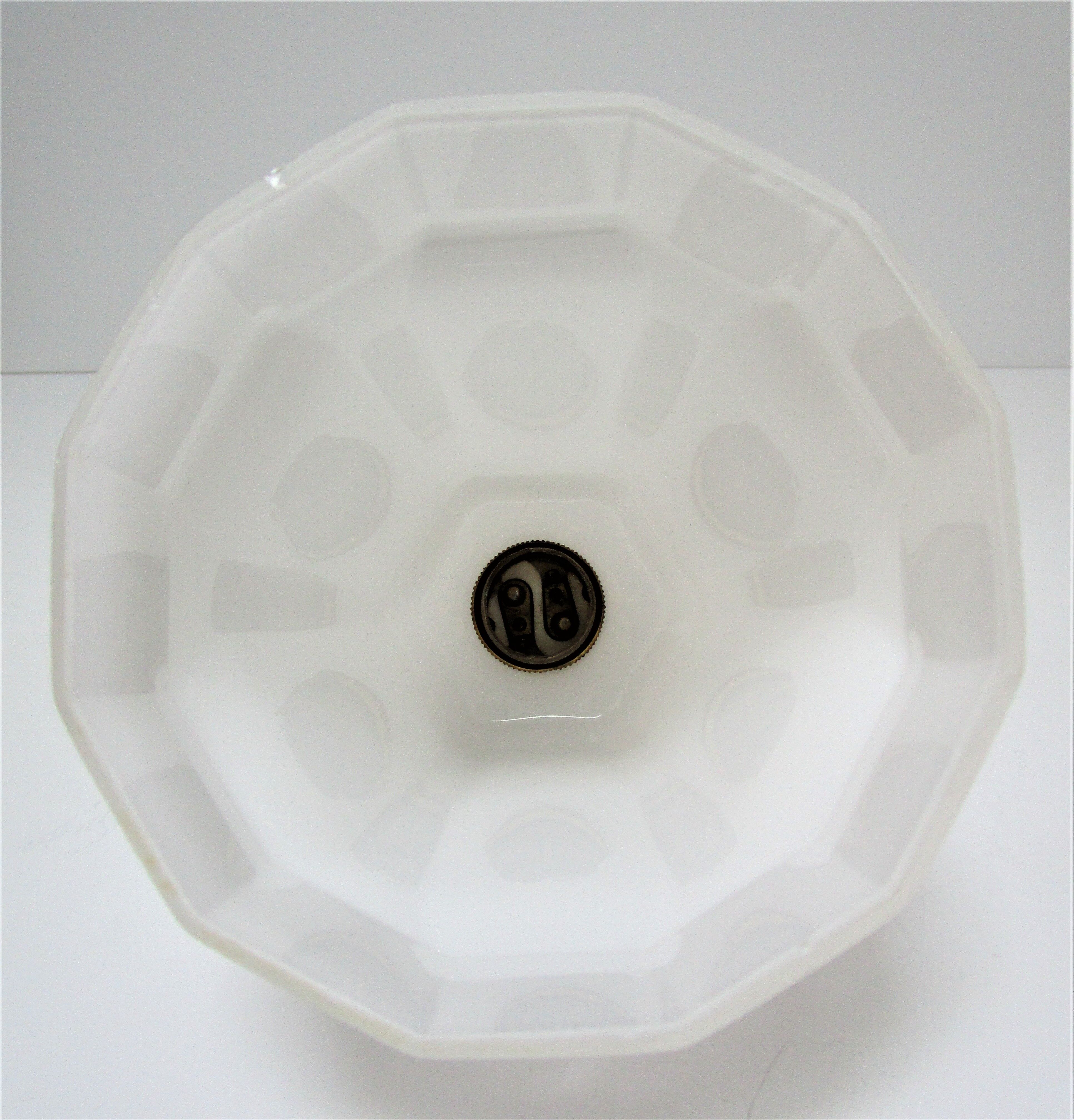 Art Deco porcelain opaline brass 30s