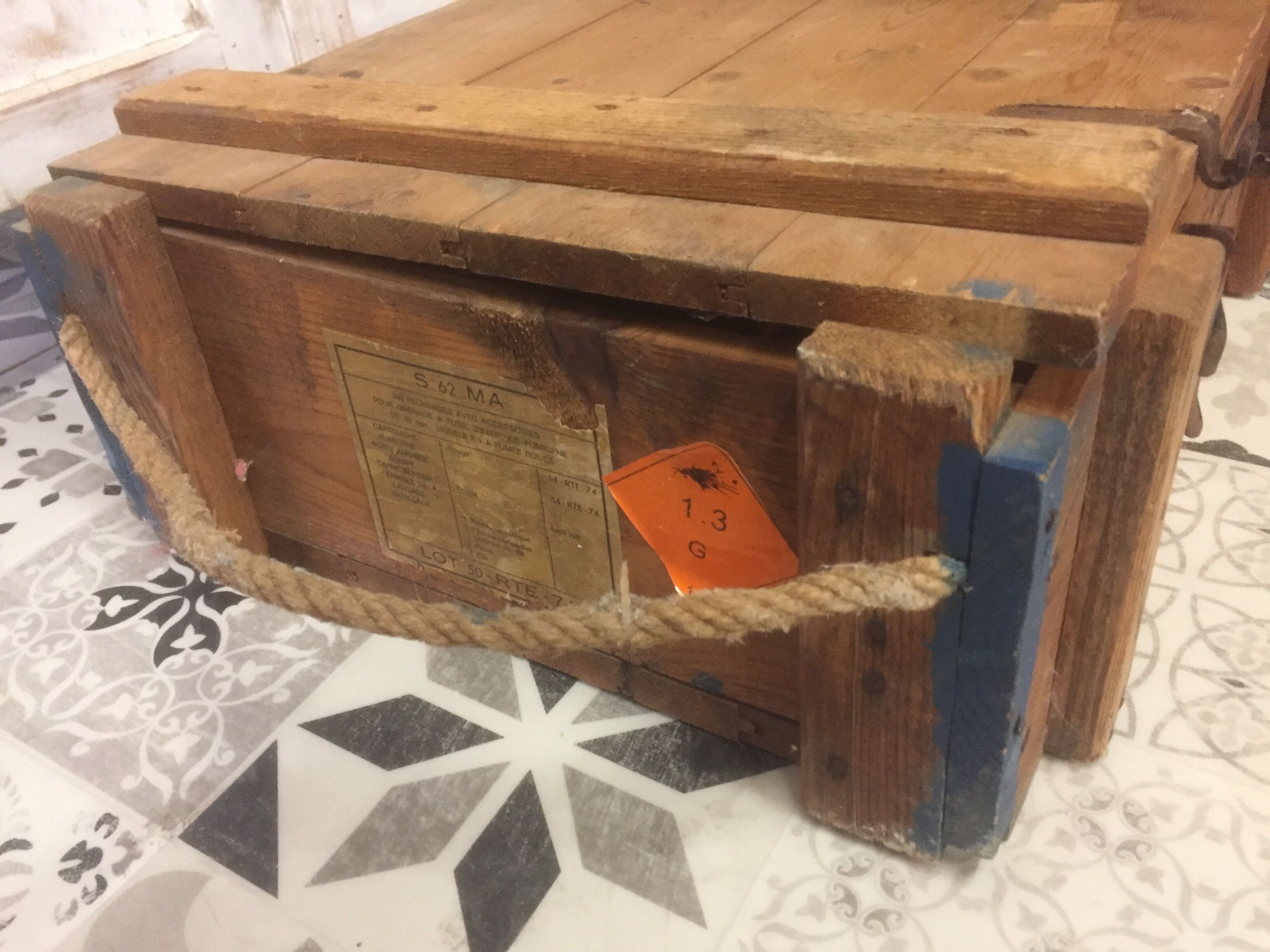 Former ammunition box