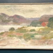 Large Original Swedish Oil on Canvas – "Early Morning" by Gunnel Forssell – Signed – Vintage and Framed – 83 × 50 cm (32.7" × 19.7")