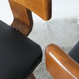 Vintage French Bar Stools, Set of 2