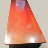 Louis Philippe style sideboard in cherry wood. 1970s.