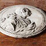 Plaster medallion, 19th century, Jean Baptiste de Gribauval
