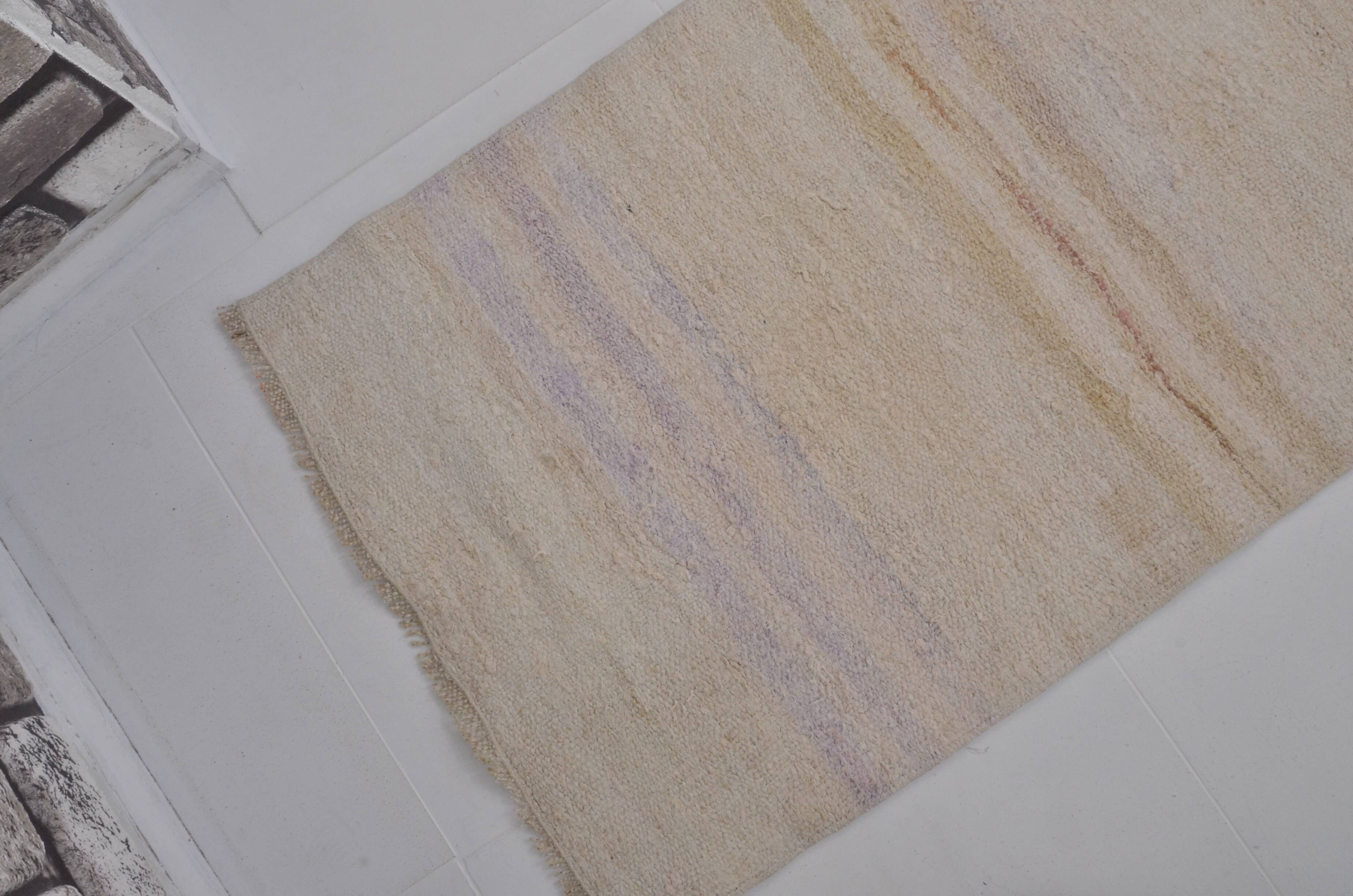 Vintage Turkish Hemp Kilim Runner sku3982