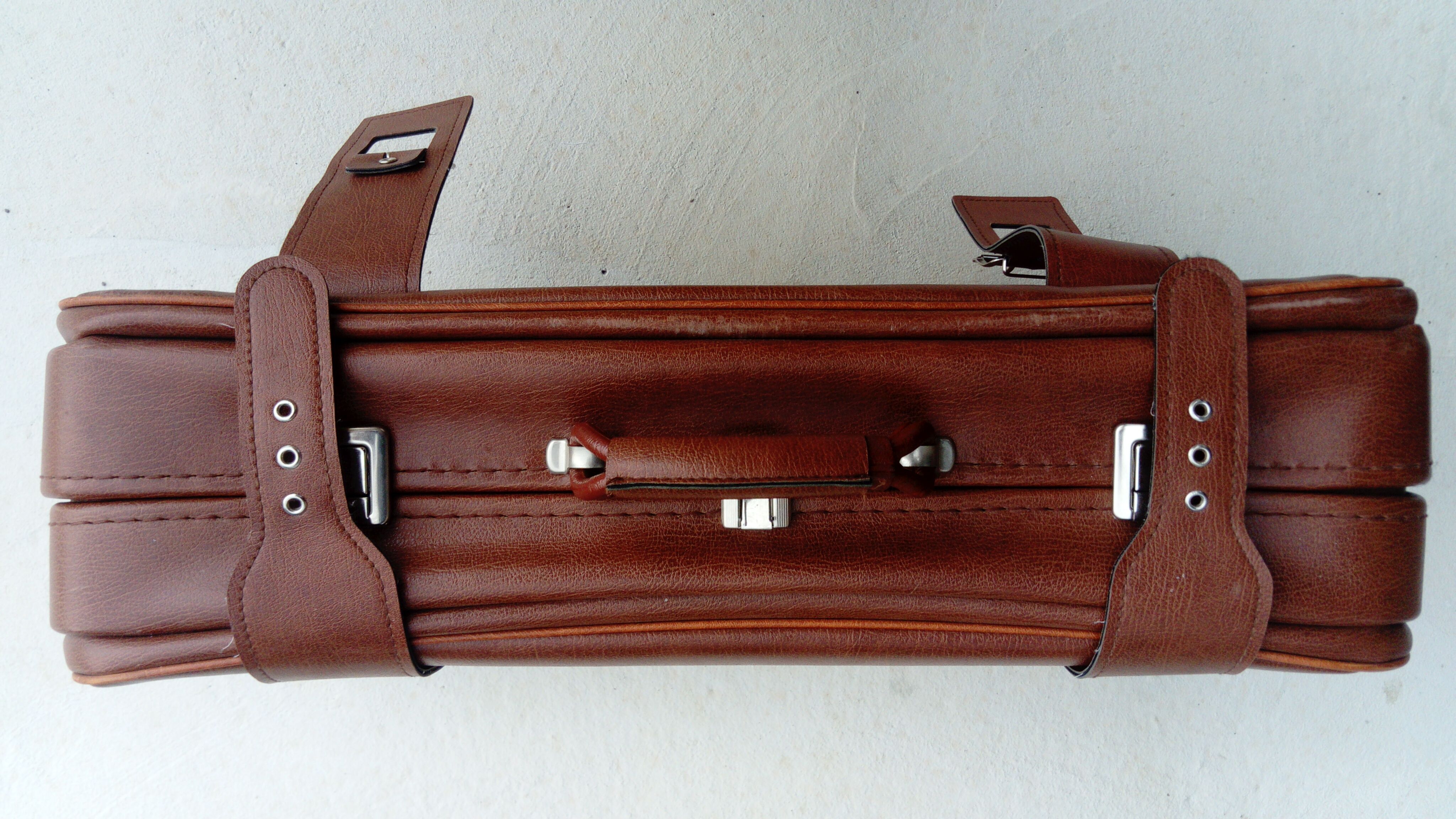 Valise vintage marron