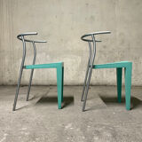 Two starck Dr. Glob chairs edited by Philippe Starck by Kartell italy