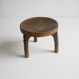 Wa-Hehe tribal carved tripod stool, Tanzania 1950s