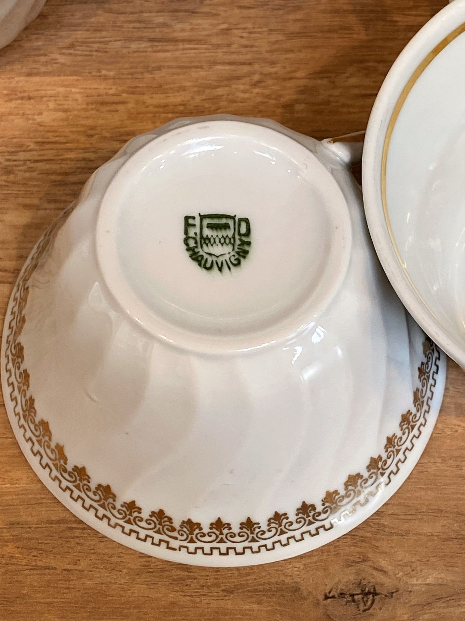 Set de 6 tasses à café Chauvigny F. Deshoulières