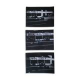 three photographs of the 24 Hours of Le Mans, film, 1960s